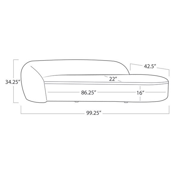 Claudette Lounge Sofa